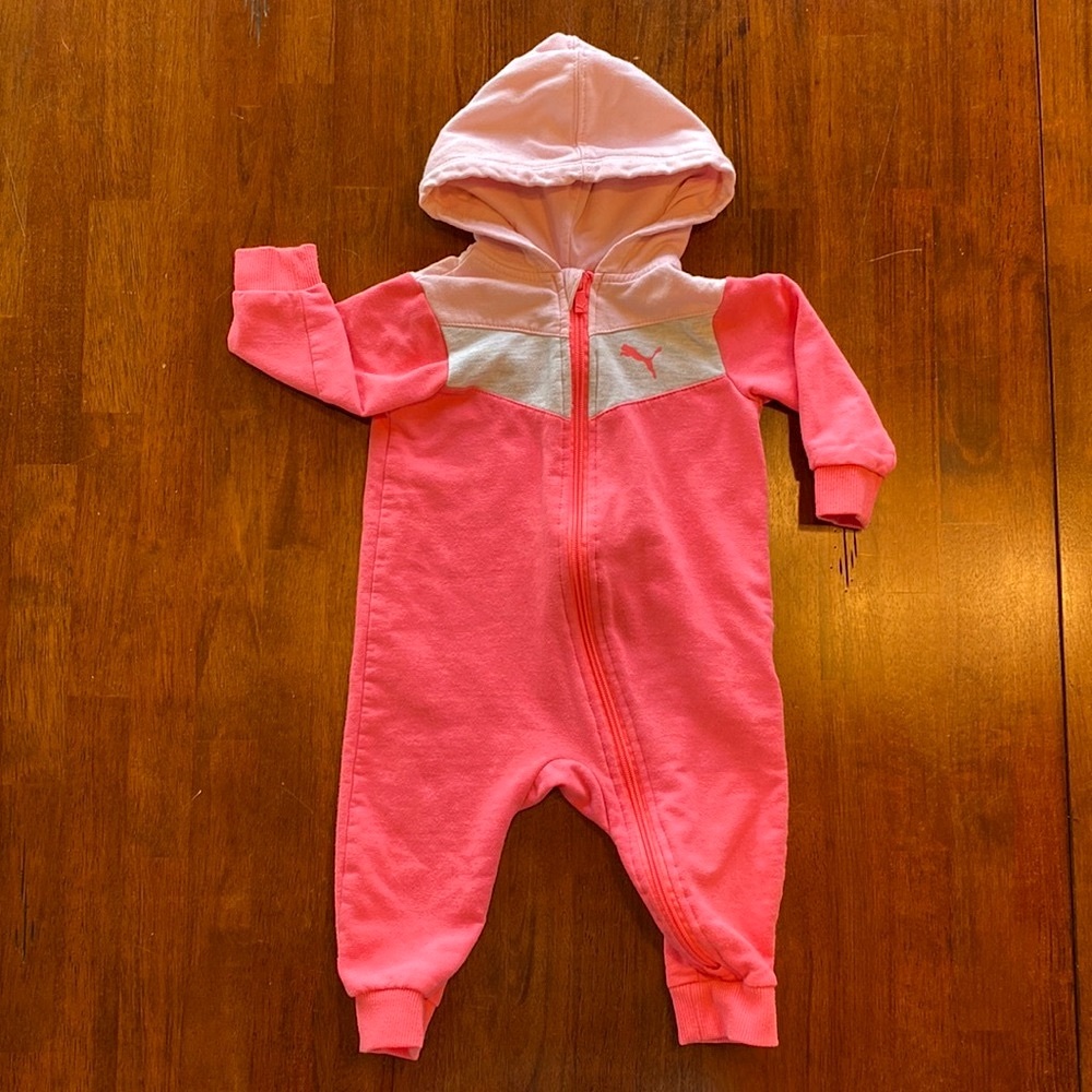 Puma- Coverall/ Jumpsuit (6-9 months) EUC